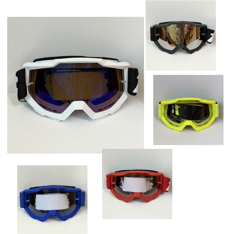 Mountain Biking Goggles - 耐久性のあるモトクロスレーシングゴーグル 防風・防塵・防砂 バイクゴーグル MTBサイクリング・ライディング用