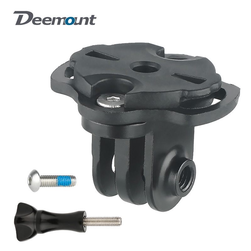 Mountain Biking Accessories - 自転車コンピュータマウントブラケット固定ベース修理アクセサリーガーミン Gopro カメラヘッドライト凸/凹面交換部品