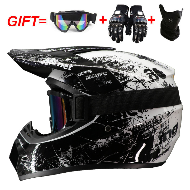 Mountain Biking Helmet Kids - ユースオートバイヘルメット子供用オフロードヘルメットダートバイクダウンヒルATV DHゴーカートクロスDOT承認済みマウンテンバイク子供用