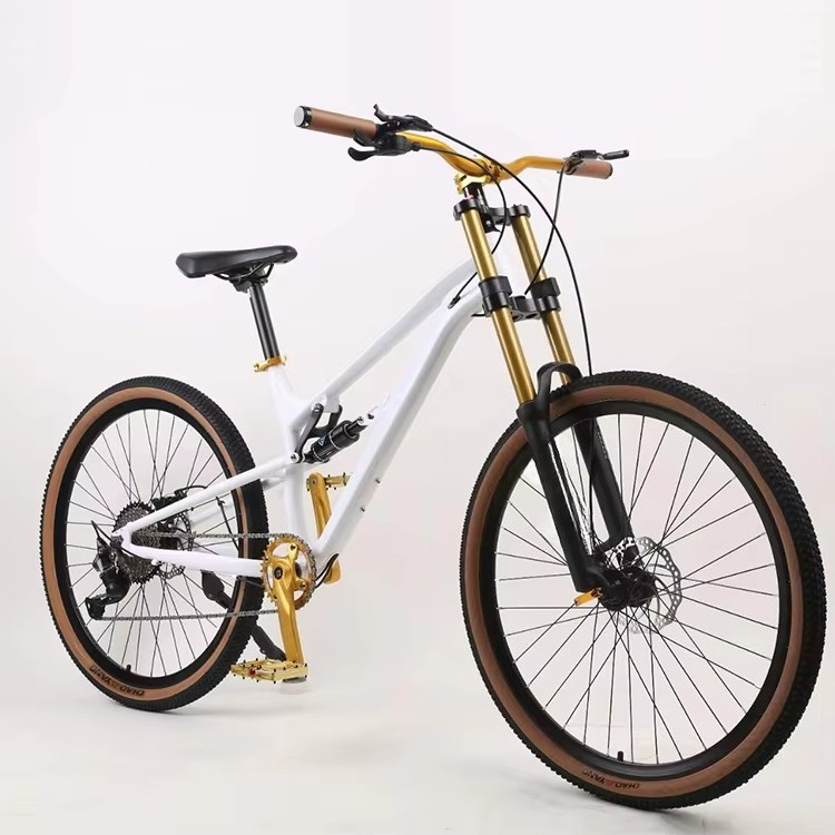 Mountain Biking Downhill - 27.5インチ フルサスペンション マウンテンバイク 軽量アルミ合金製MTB ダウンヒルMTB ソフトテールバイク