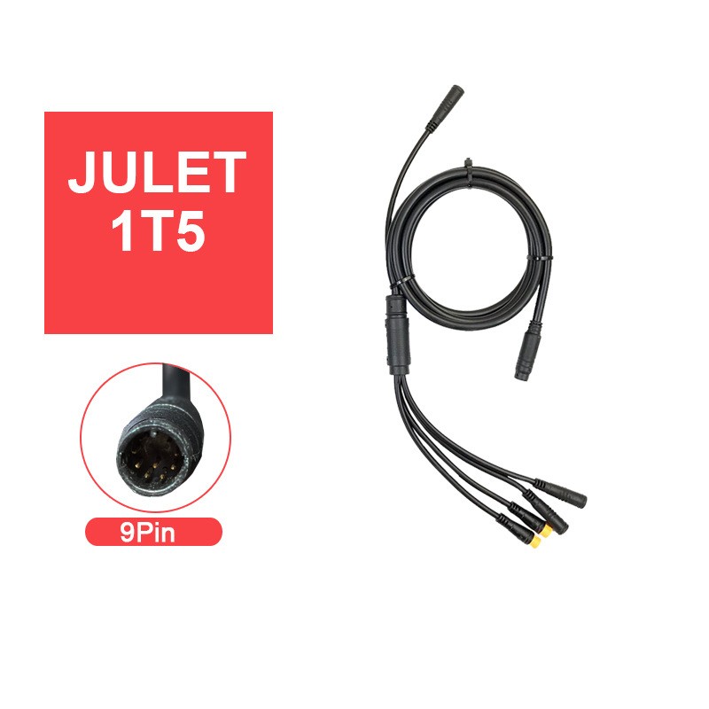Mountain Biking Accessories - 電動自転車 JULET 1T5 アダプタ防水ケーブルコントローラアダプタケーブル延長ケーブル 134 センチメートルマウンテンバイク修正されたアクセサリー