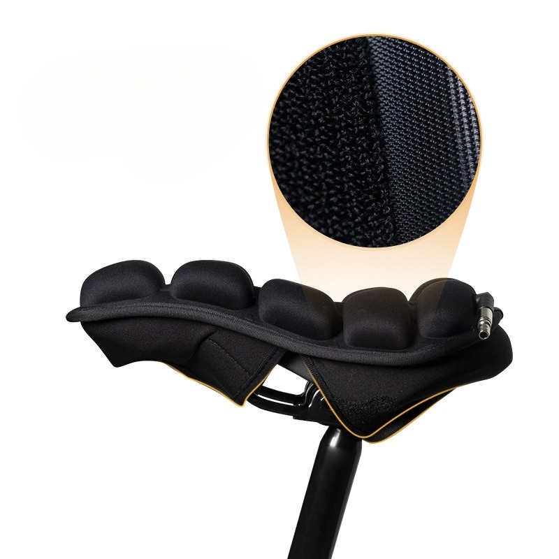 Mountain Biking Accessories - マウンテンロードバイク折りたたみ式インフレータブルポータブルソフト快適な軽量 3D エアバッグ自転車シートカバー自転車アクセサリー