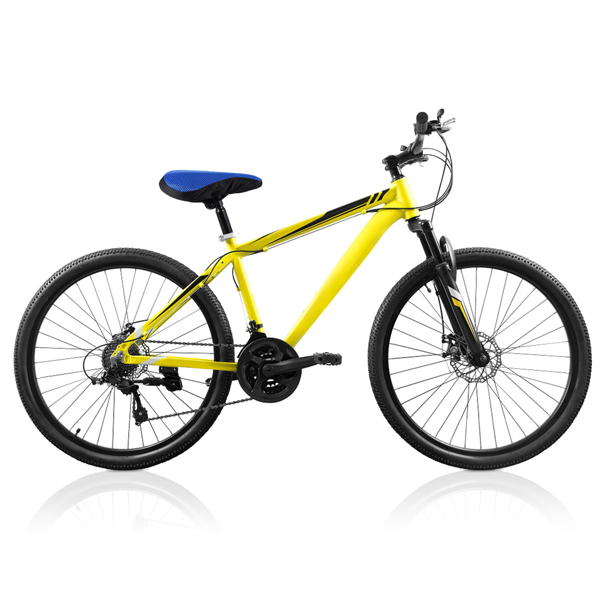 Mountain Biking Kids - 自転車用シートクッションカバー。3Dハニカム構造で通気性が高く、伸縮性のある縁で様々な自転車にフィット。マウンテンバイク、ロードバイク、子供用自転車に最適。軽量。