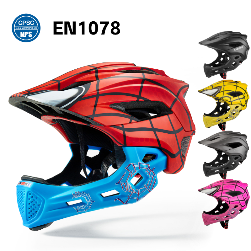 Mountain Biking Helmet Kids - BATFOX キッズ フルフェイス MTB 自転車ヘルメット EN1078