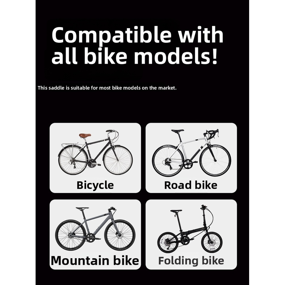 幅広で厚いサポート力のあるフォーム自転車サドル、衝撃吸収バイ - Mountain Biking Accessories のレビューと価格