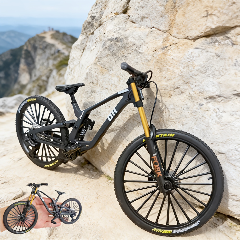 スケール合金製フィンガーバイクモデル、デュアルショックアブソ - Mountain Biking Downhill のレビューと価格