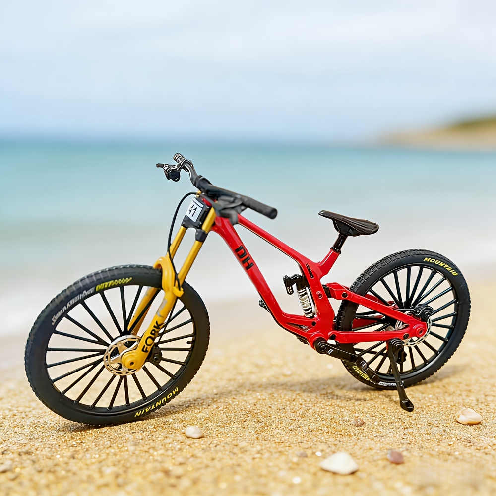 スケール合金製フィンガーバイクモデル、デュアルショックアブソ - Mountain Biking Downhill のレビューと価格