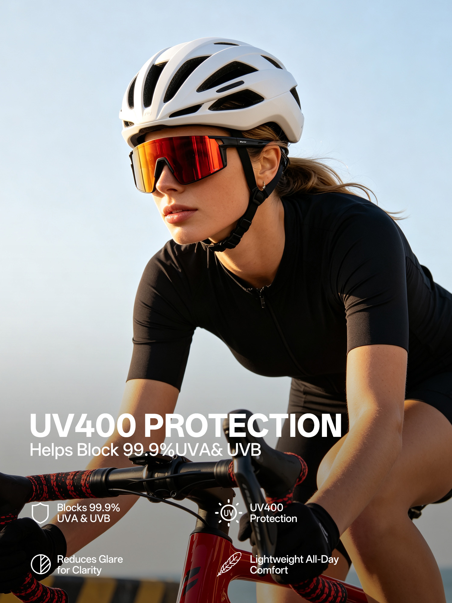 SCVCN アウトドア UV400 防風サングラス プロフェ - Mountain Biking Goggles のレビューと価格