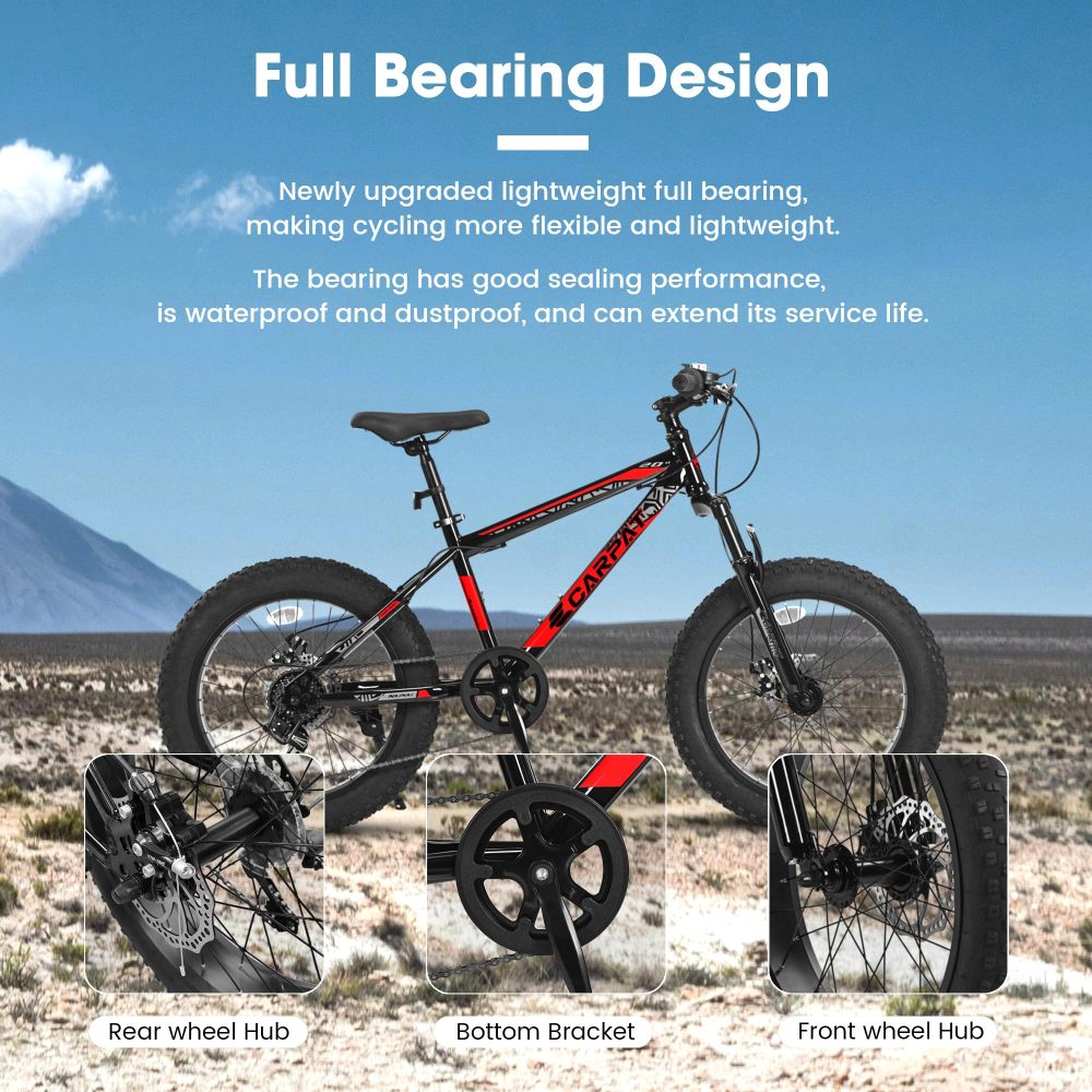 20インチ子供・ティーンエイジャー向けマウンテンバイク、高炭 - Mountain Biking Kids のレビューと価格