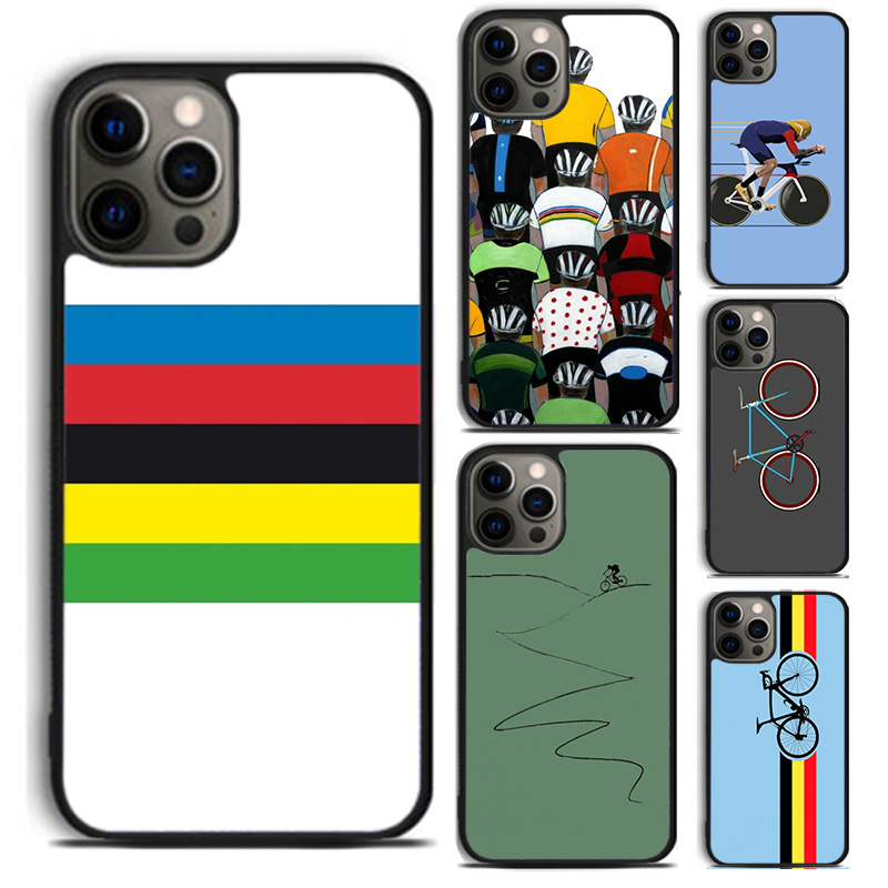 マウンテンバイク サイクリング アート スマホケース iPh - Mountain Biking Cartoon のレビューと価格