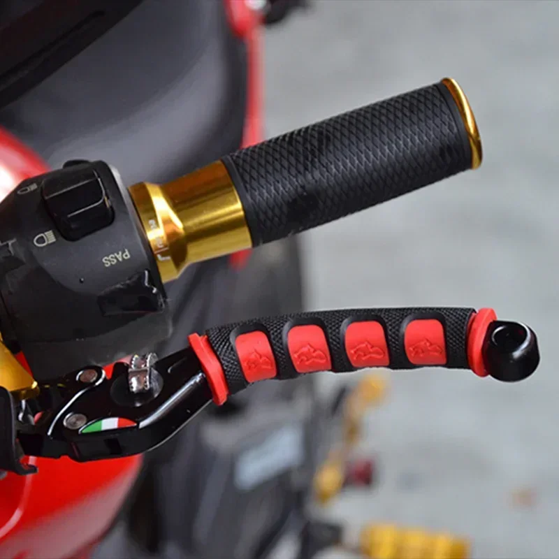 1 ペアの滑り止めジェルスリーブオートバイブレーキハンドル保 - Mountain Biking Accessories のレビューと価格