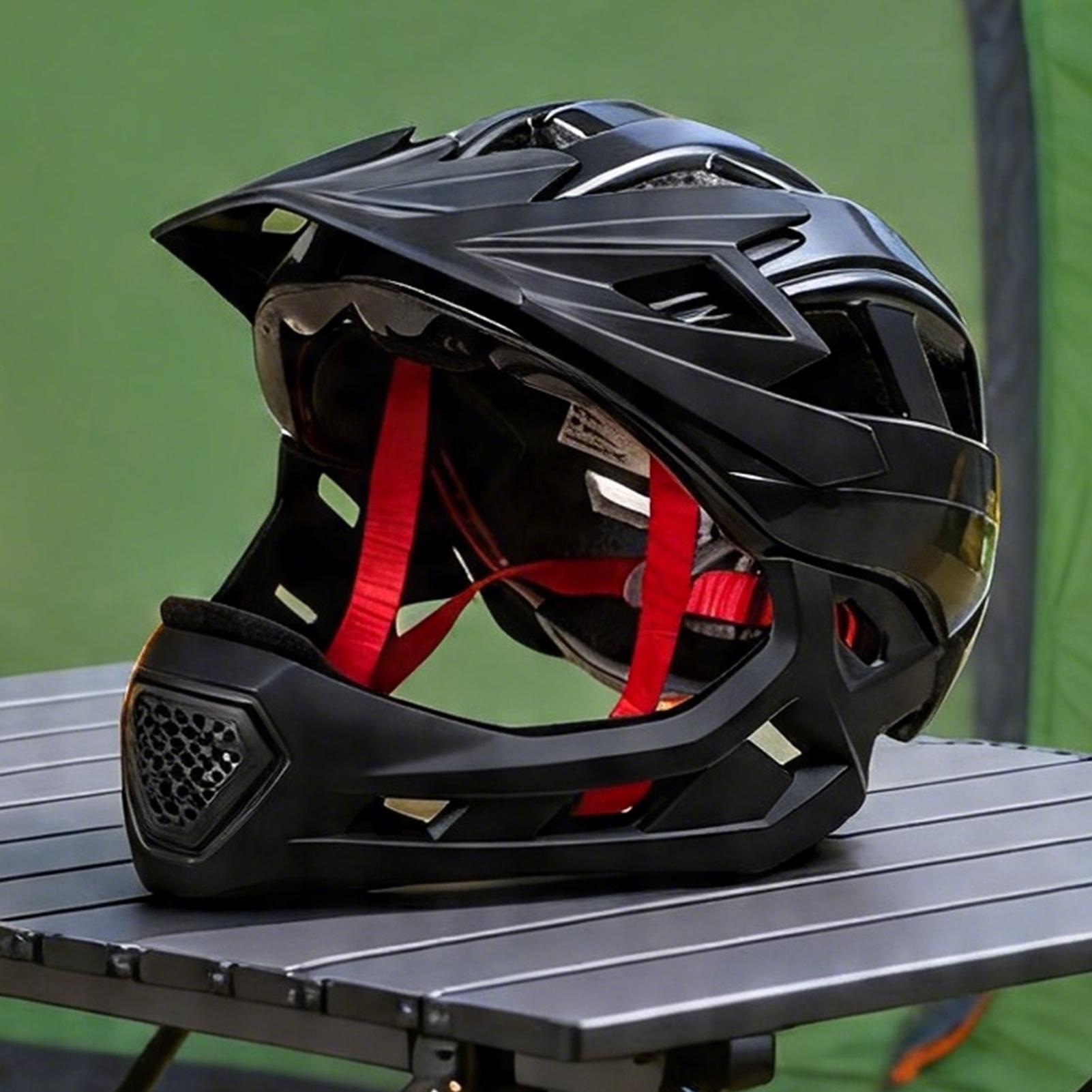 フルフェイスヘルメット子供用取り外し可能なあごフルフェイスプ - Mountain Biking Helmet Kids のレビューと価格