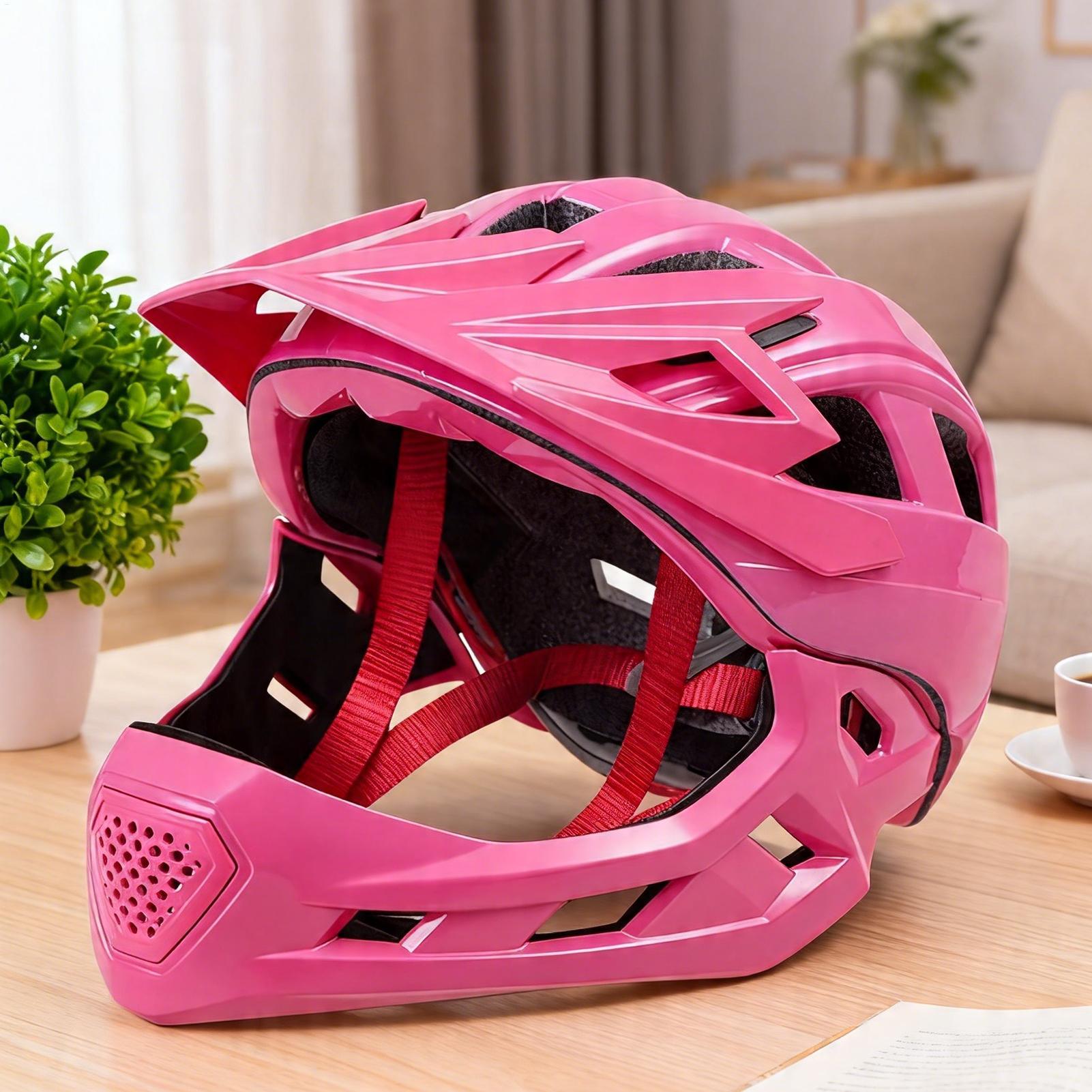 フルフェイスヘルメット子供用取り外し可能なあごフルフェイスプ - Mountain Biking Helmet Kids のレビューと価格