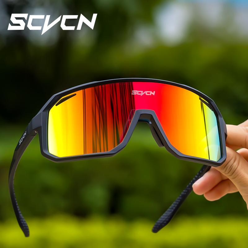 SCVCN 新サイクリングサングラス男性道路運転バイクメガネ - Mountain Biking Goggles のレビューと価格