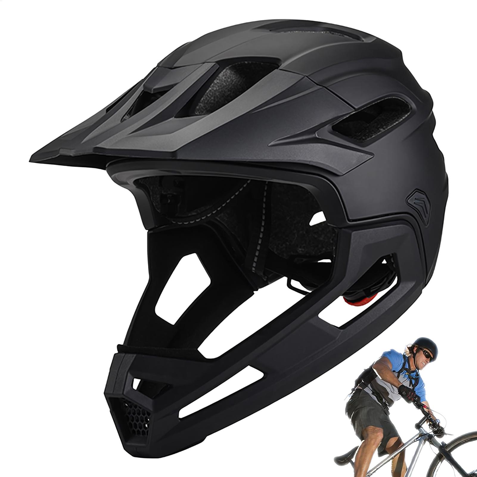 多機能大人用MTBヘルメット 自転車用フルフェイス着脱式一体 - Mountain Biking Helmet Kids のレビューと価格